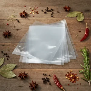 Thickened Transparent Three-Side Sealed Plastic Packaging Seal Bag High Tensile Strength Flat Pouch for Industrial & Food Use