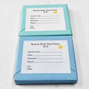 Tianrun Disposable Medicine Bowie Dick Test Pack with Heat Sensitive Adhesive Sticker