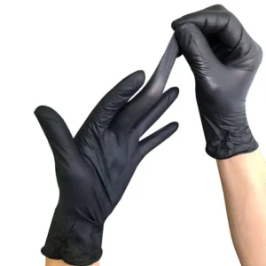 Titanfine Black Nitrile Gloves Powder Free Food Gloves Nitrile Exam Gloves