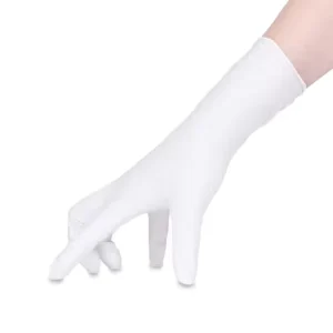 Titanfine Powder Free Medical Disposable Nitrile Examination Gloves CE Certified Class I 9 Inch for Chemical Use