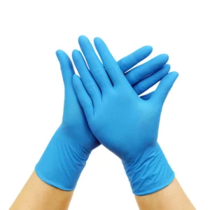Titanfine Stock in USA Bulk Supply Customized Disposable Blue Nitrile Gloves Non Sterile Nitrile Gloves