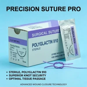 Top Rated PGA 910 Suture Absorbable Surgical Thread High Performance Medical Grade Healthcare Product