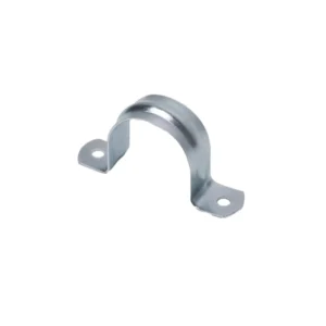 Topfix Direct Sale Zinc Plated U Type Clamp Pipe Clip With Two Hole U Shaped Saddle Clamp Double Hole Saddle Clamp