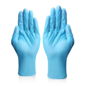 Touch Screen 4.5g Nitrile Gloves Powder Free Examination Disposable Nitrile Gloves Blue