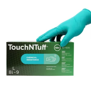 Touchntuff Edge Industrial Nitrile Safety Gloves Micro Touch Exam Gloves Manufacturing Equipment