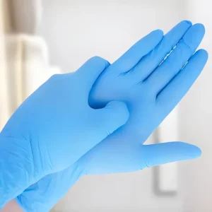 Touchntuff Micro Touch Medical Antistatic Gloves Powder Free Disposable Blue Nitrile Examination Gloves