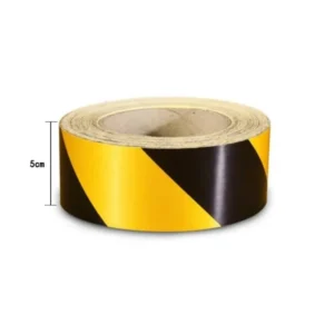 Traffic Warning Caution Conspicuity Reflective Tape Fluorescent Lime Waterproof Self Adhesive Tear Proof Customizable Width