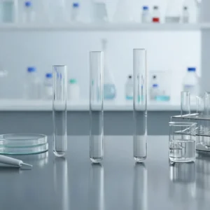 Transparent Body Multi Specifications Plastic Test Tube for Hospital Laboratory
