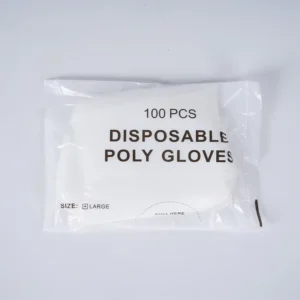 Transparent Disposable Protective PE Waterproof Safety Gloves 100 Pieces Bag From Anhui China
