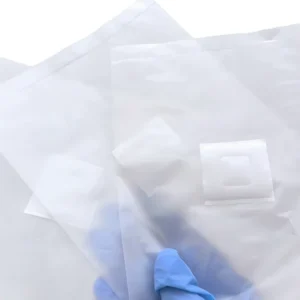 Transparent Medical PE Pouch with Dialysis Sticker Paper Patch Anti bacteria Bag Customizable Size