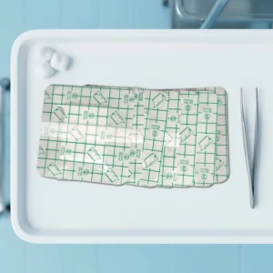 Transparent Medical Wound Dressing PU Film Dressing Pad 5x5cm