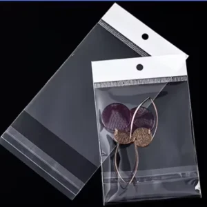 Transparent OPP Self adhesive Packaging Bags with Hanging Holes Opp Bags