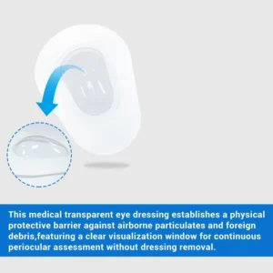 Transparent PP Waterproof Eye Wound Dressing Adhesive Plaster Dressing Transparent Plastic Wound Dressing