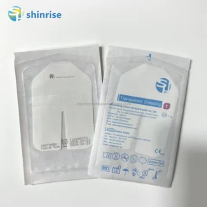 Transparent PU Film IV Cannula Dressing with Medical Acrylic Adhesive CE Certified 7cmx9cm