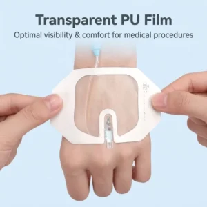 Transparent PU Film IV Catheter Dressing Waterproof Cannula Fixation Patch Sterile Medical Adhesive Bandage CE Certified