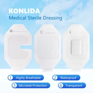 Transparent Self Adhesive Medical Wound Dressing EO Sterilized Class II Surgical Scar Care Patch for Clinic Aesthetic