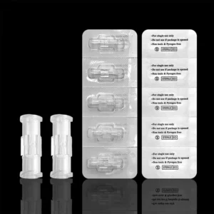 Transparent Syringe to Syringe Connector Female to Female Luer Lock Joiner Adapter for Medical Fluid Transfer