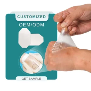 Transparent Wound Dressings Medical IV Cannula Fixation Sterile Needle Catheter Patch PU Material Hydrocolloid
