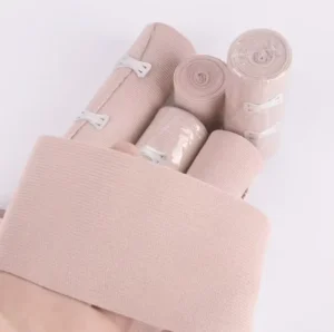 Trauma Wound Dressing Negative Pressure Wound Therapy High Elasticity PBT Band Elastic Bandage Cohesive Stretch CE Certified