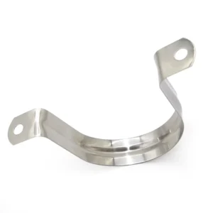 Two Holes EMT Conduit Pipe Support U Shaped Type Stainless Steel Straps Saddle Clamp U Brackets Clamps With 2 Holes