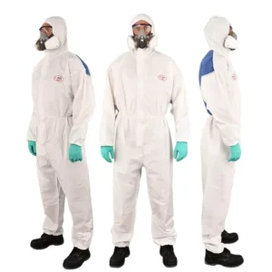 Type 5 6 Jumpsuit Chemical Protective Suit Coveralls Non-woven Protective Garment