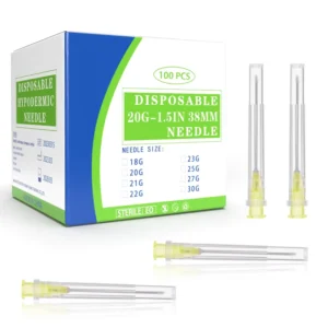 Types and Sizes of Veterinary Hypodermic Needles 20G38MM Sterile Eco-Friendly Plastic and Metal Safety Needles