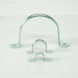 U Shape Pipe Clips Adjustable Pipe Clamp Zinc Planting Saddle Clip Brackets