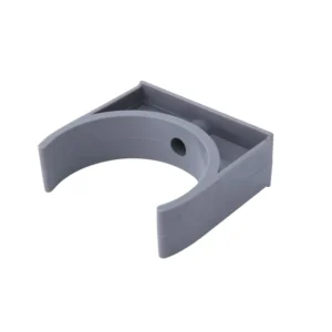 U Shaped PVC Saddle Shaped Pipe Clamp Plastic Injection Molded for Injection Molding Applications