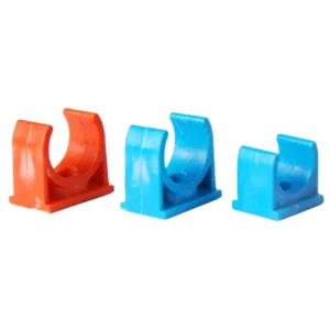U Type 16MM PVC Fittings Pipes Plastic Saddle Clamps