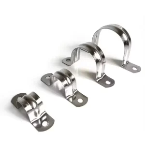 U Type Galvanized Stainless Steel PVC Pipe Fitting Saddle Pipe Clamp