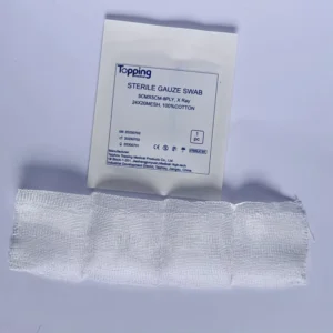 USP Standard Pure Cotton Gauze Pad Sterile Lint Free High Absorbency Medical Gauze Sponge for Surgical Use