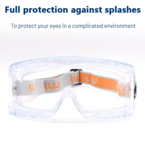 UV400 Anti Impact and Ballistic Resistant Safety Protective Glasses With Clear Lenses
