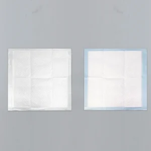 Ultra Thin Disposable Printed Blue Incontinent Bed Pad Men Soft Non Woven Top Sheet Cotton Material Leak Guard Adult