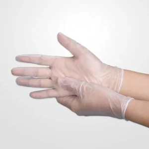 Ultra thin Cleanroom Gloves 100Pcs Food Medical Examination Vinyl Safety Powder Free Transparent PVC Disposable Gloves