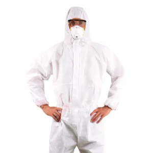 Unisex Disposable Microporous Coverall Custom Full Body PPE Safety Anti Static Protective Suit Made Workwear