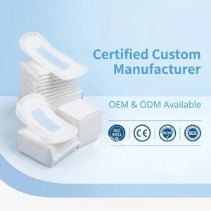 Unisex Hospital Grade Maternity Mini Non Woven Fabric Biodegradable Waterproof Comfort Incontinence Pads Custom Size Disposable
