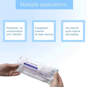 Universal EO Sterile Pouch Eco friendly Transparent Disposable Sterilization Pouch Heat Resistance for Dental Medical