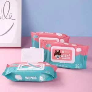 Unscented Hypoallergenic Sensitive Skin Baby Wet Wipes Flushable Wet Wipes for Babies