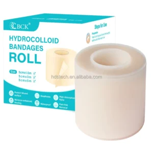 Upgraded Hydrocolloid Roll for Wound Care 5cm Wide Hydrocolloid Patch Bandages with Self Adhesive Ultra Absorbent Flexible