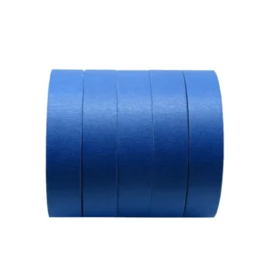 Uv Resistant Outdoor Crepe Paper Blue Painting Masking Tape Custom Size and logo