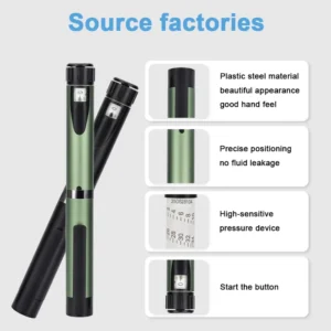 V3 Injection Pen with Metal Plastic Collar Round Shape 0-60 IU Capacity for 3ml Cartridges