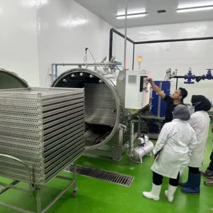 Vacuum Package Pet Pouch Food Sterilizer Autoclave Retort Machine