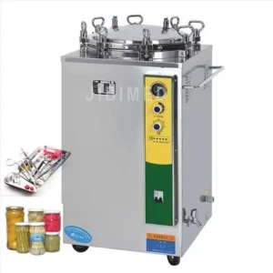 Vertical Autoclave Sterilizer for Laboratory Food Glass Bottle Mushroom Cultivation 35 50 75 100 120 150 Liter