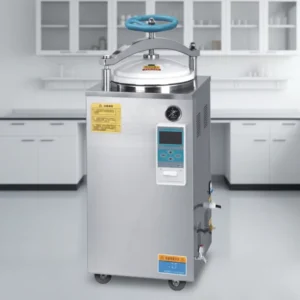 Vertical Pressure Steam Sterilizer Handwheel Autoclave Laboratory Disinfection