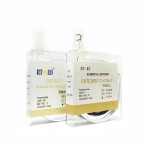 Veterinary Absorbable Suture Cassette PGA PGLA PDO Catgut Chromic