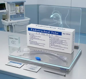 Veterinary Anesthesia Endotracheal Tube Murphy Eye Radiopaque Line for Vet Hospital
