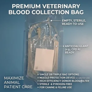 Veterinary Blood Bags Safe Sterile Blood Collection for Animal Patients
