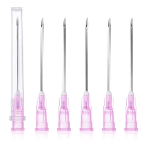Veterinary & Clinical Hypodermic Needles 16G-30G Anti Coring Bevel Design Plastic Disposal Needles