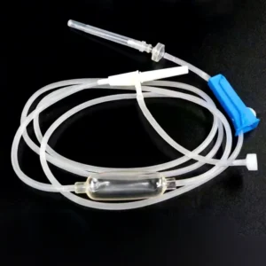 Veterinary Disposable Infusion Set with Needles Sterile BPA Free Length 2m
