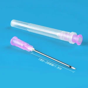 Veterinary Disposable Sterile Hypodermic Needles 14g 31g Gauge Stainless Steel & Plastic Safety Syringe